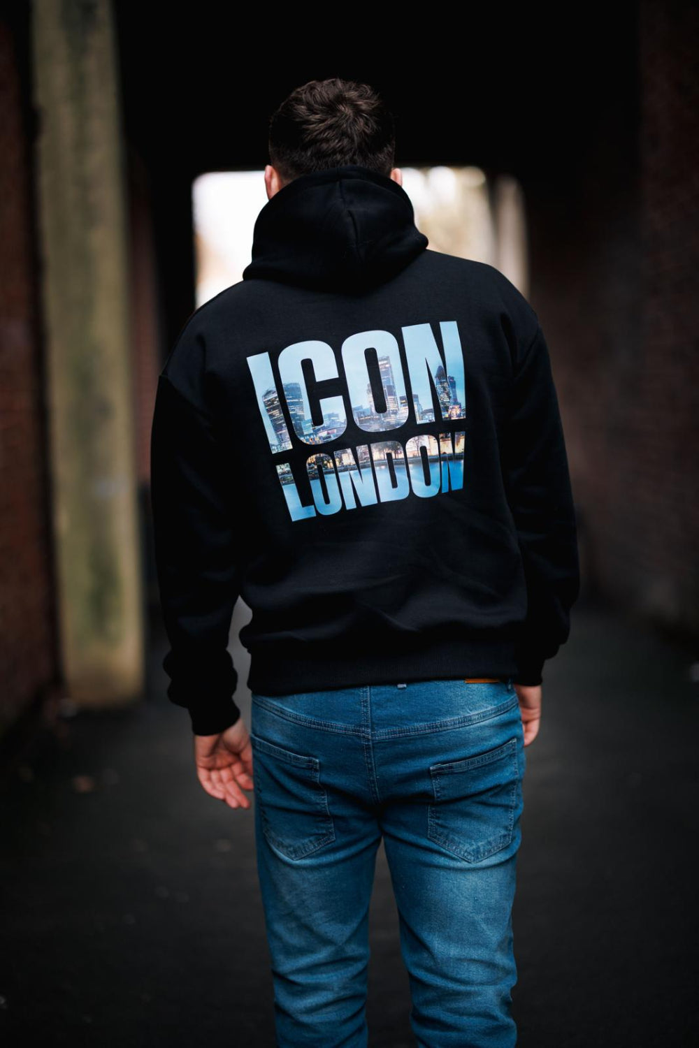 Icon Black Signature Hoodie