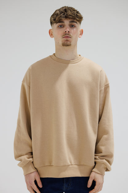 Icon Beige Oversized Jumper