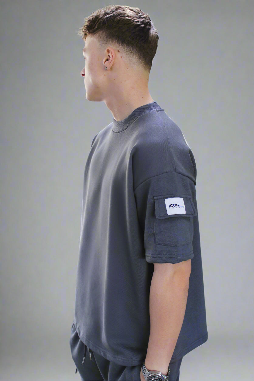 Icon Blue Grey Twin Set T-Shirt