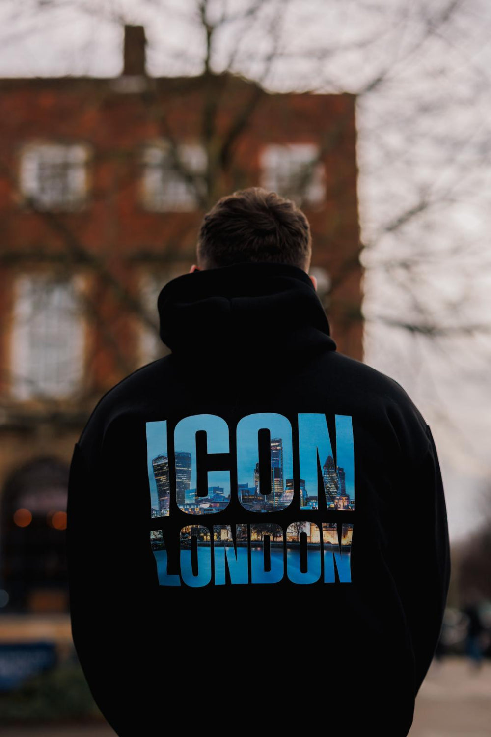Icon Black Signature Hoodie