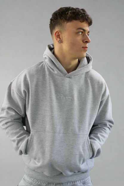 Icon Grey Relaxed Fit Hoodie