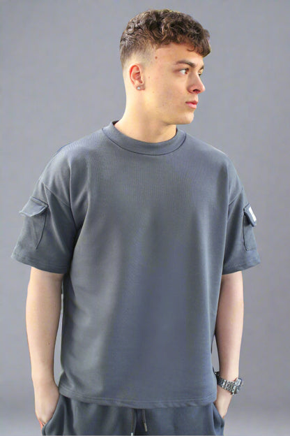 Icon Blue Grey Twin Set T-Shirt