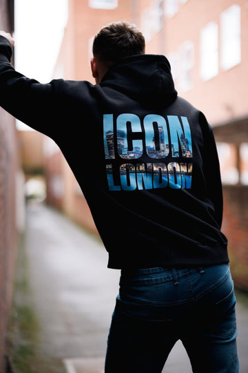 Icon Black Signature Hoodie