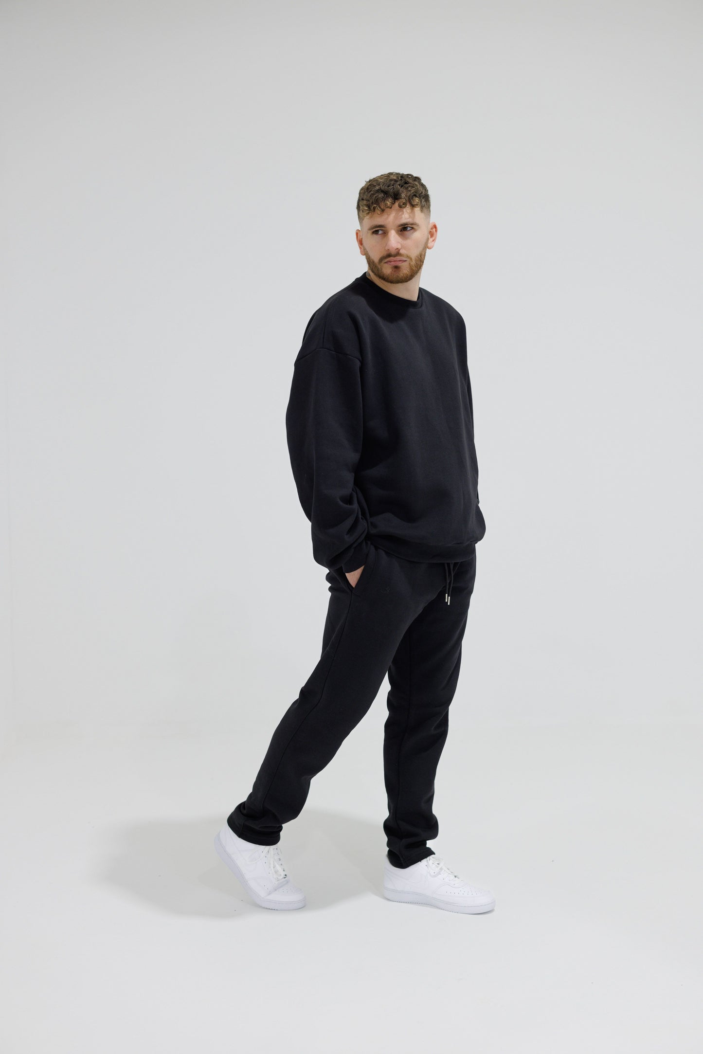 Icon Black Oversized Jumper