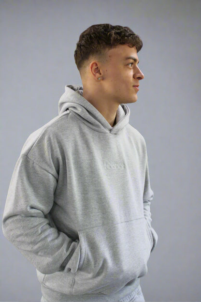 Icon Grey Relaxed Fit Hoodie