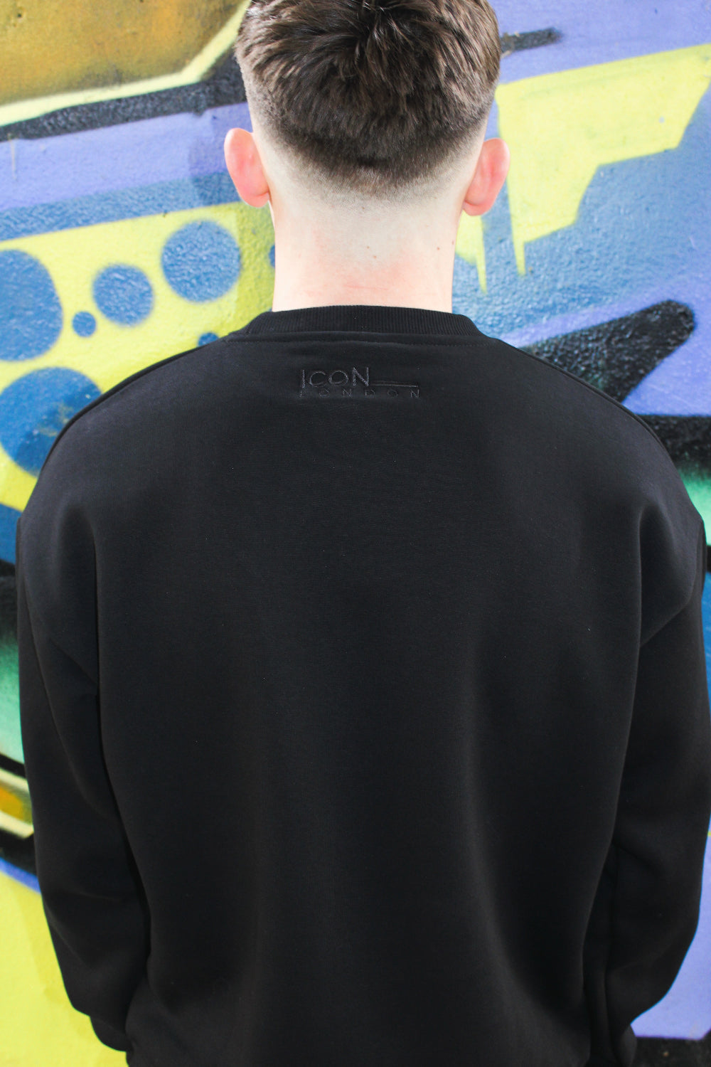 Icon Black Relaxed Fit Jumper