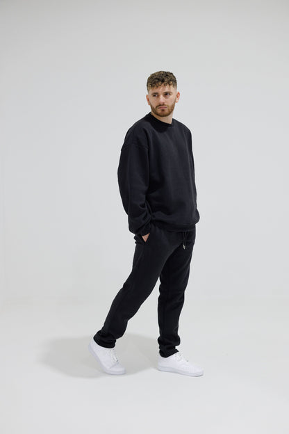 Icon Black Relaxed Fit Jumper