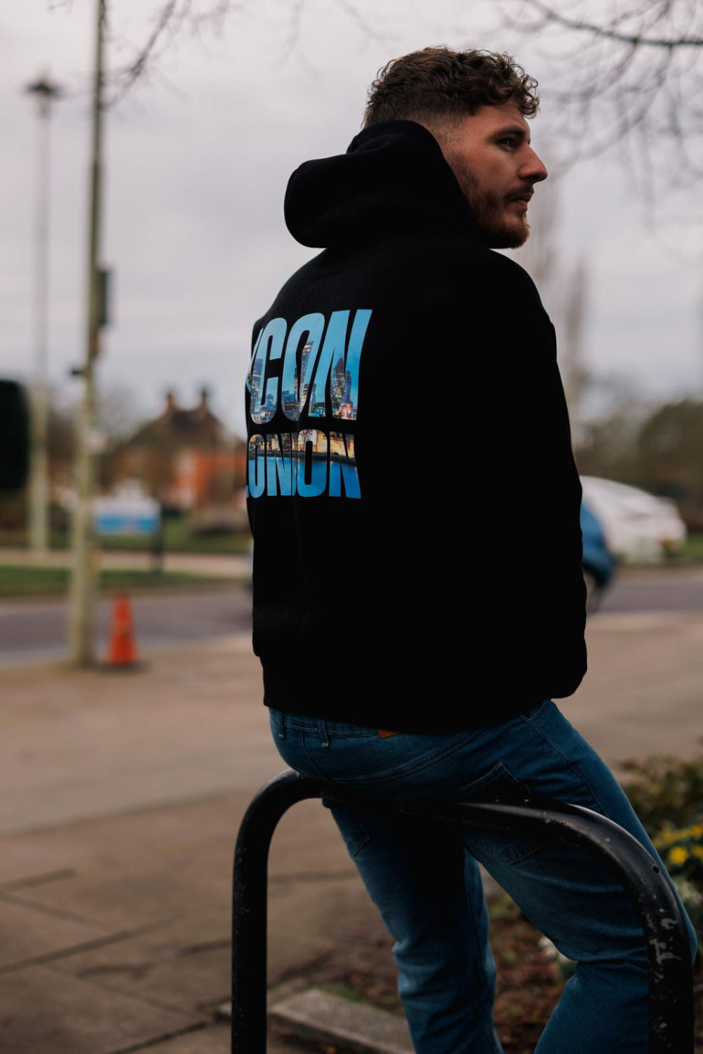 Icon Black Signature Hoodie
